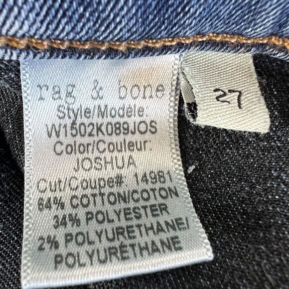 Rag & Bone Skinny Jeans – Medium Wash – Size 27 - Picture 6 of 6